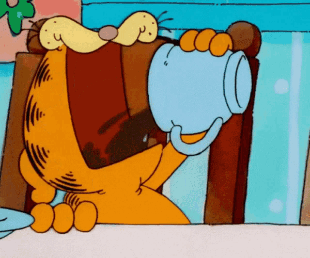 Garfield's Morning Coffee