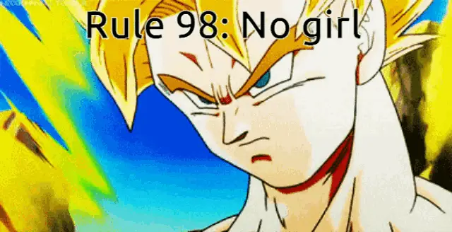 Goku's Rule 98: No Girl