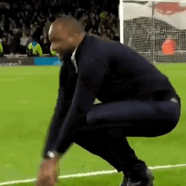 Patrick Vieira's Emotional Reaction on Pitch