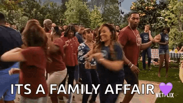 Tia Mowry & Family Reunion Happy Dance
