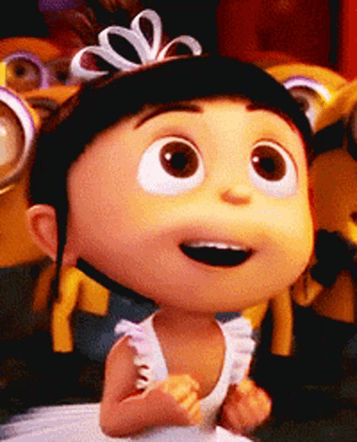 Agnes Happy and Excited - Despicable Me