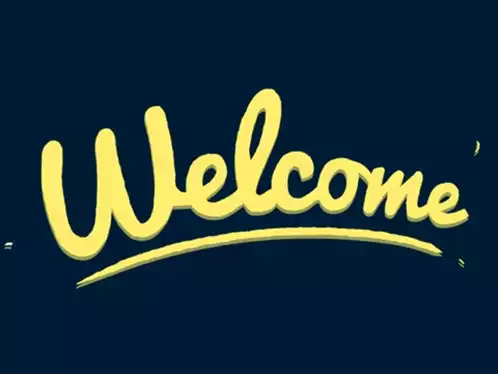 Animated Welcome Message