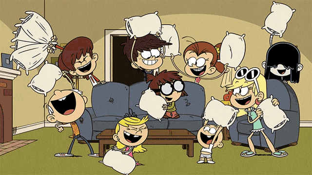 The Loud House: Sibling Pillow Fight Fun