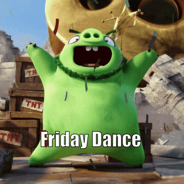 Angry Birds Pig Friday Dance