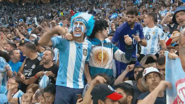 Hinchas Argentinos Celebran Victoria – free GIF download | meme platform | memes GIF