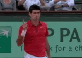 Novak Djokovic's Iconic Finger Sign Celebration