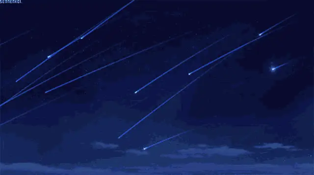 Rising Stars: Meteor Shower at Night – free memes GIF download | meme platform