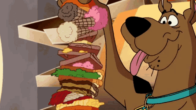 Scooby Doo's Epic Sandwich & Ice Cream Feast