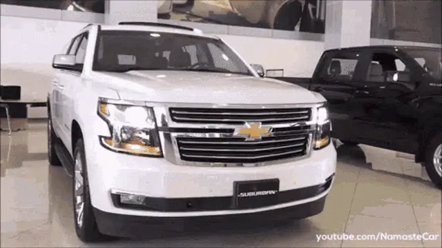 White Chevrolet Suburban SUV