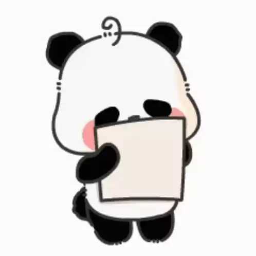 Cute Panda Reveals Heart