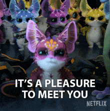 It's a Pleasure to Meet You