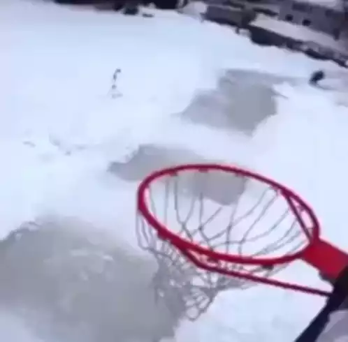 Skating Basketball Slam Dunk