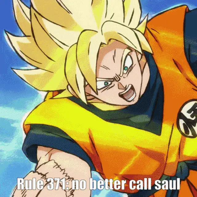 Rule 371: No Better Call Saul Meme