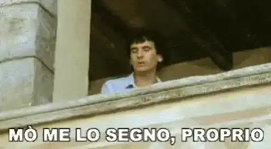 Mò me lo segno, proprio