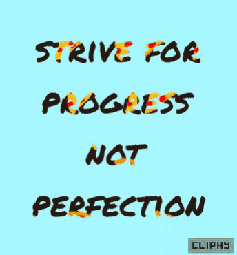 Strive for Progress Not Perfection