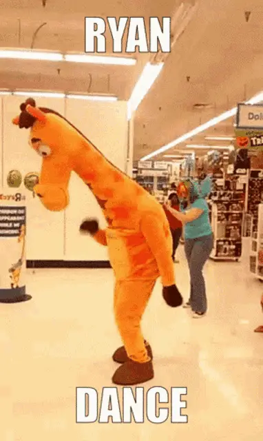 Ryan Dance: Giraffe Mascot Grooves