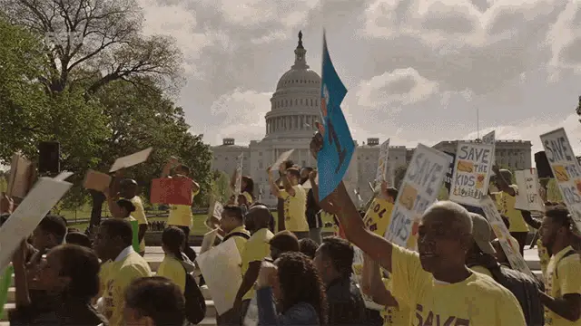 Protest Rally at US Capitol: Miss Virginia