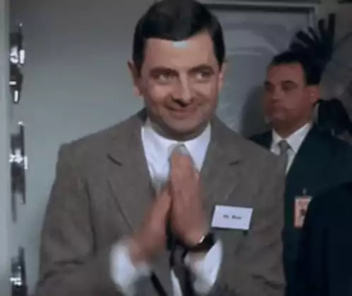 Mr Bean's Enthusiastic Clapping