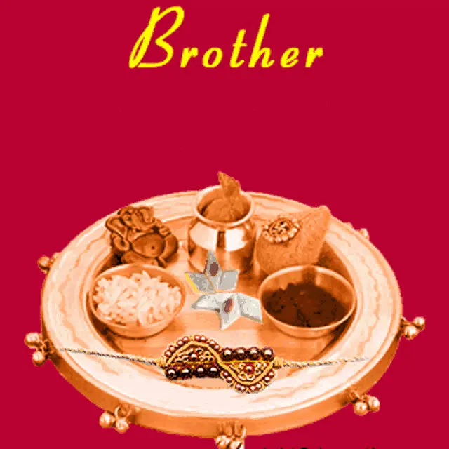 Happy Raksha Bandhan Thali & Wishes
