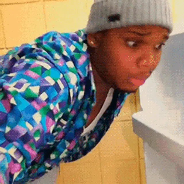 Karlton Humes Looking Around Suspiciously