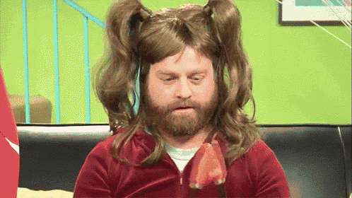 Zach Galifianakis Claps Doll Hands