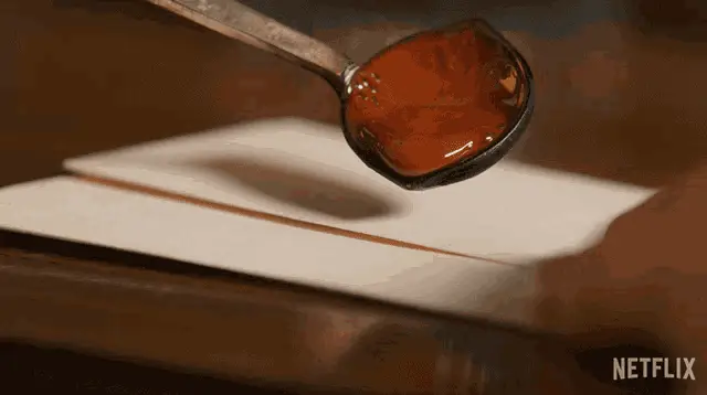 Bridgerton: Sealing a Letter with Wax