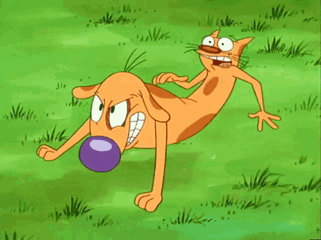 Catdog Angry Tug-of-War