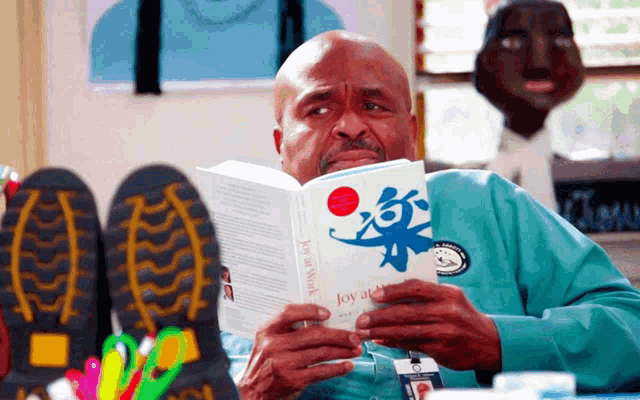 Mr. Johnson Minding His Business in Abbott Elementary