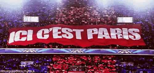 Ici C'Est Paris Banner at Stadium