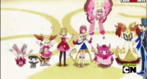 Serena, Aria, and Pokémon Xyz Characters