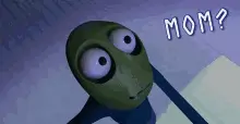 Mom Searching in Minecraft