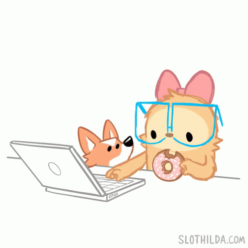 Sneaky Dog Tries to Steal Sloth's Donut