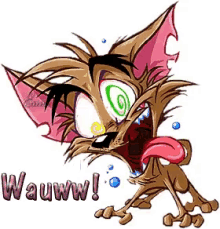 Wow Cartoon Dog