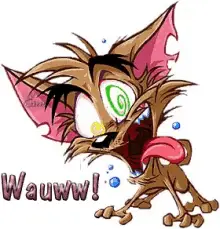 Wow Cartoon Dog