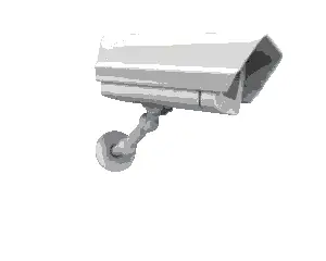 Rotating White Spy Camera