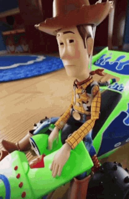 Woody from Toy Story on Toy Car: Bornskywalker