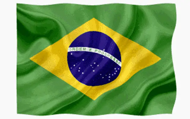 Waving Brazilian Flag - Bandeira do Brasil
