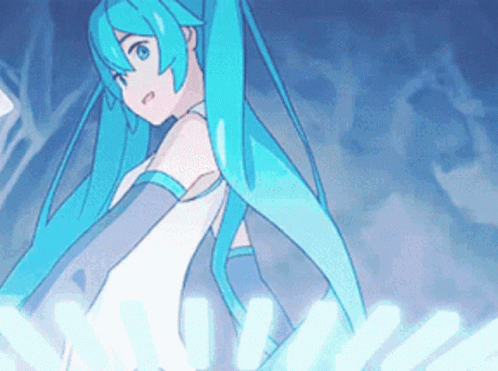 Hatsune Miku's Radiant Appearance