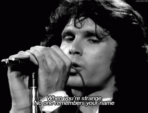 Jim Morrison Sings 'When You're Strange'