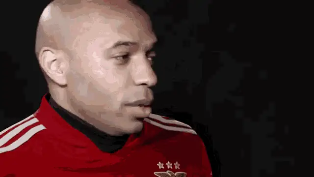 Thierry Henry in Benfica Shirt