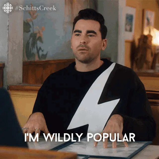 Dan Levy: Wildly Popular, Some Call Me Beloved – popular memes meme GIF free download no watermark 2026