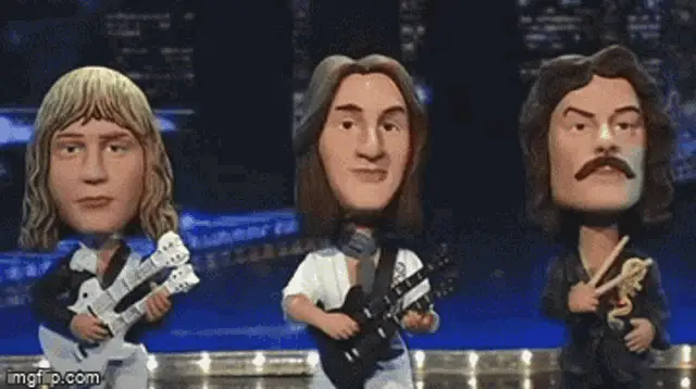 Rush Bobbleheads Agree – free GIF download | meme platform | memes GIF