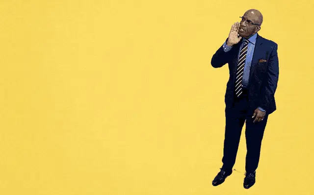 Al Roker Shouts Sunday – free GIF download | meme platform | memes GIF