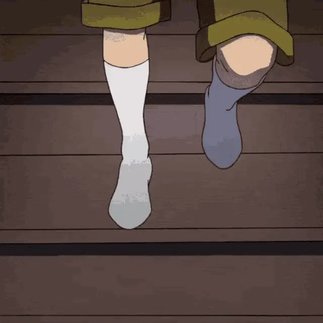 Mirai Nikki Future Diary: Running Down Stairs