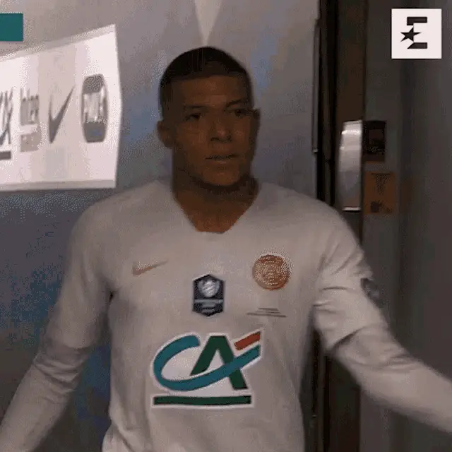 Kylian Mbappé Soupir