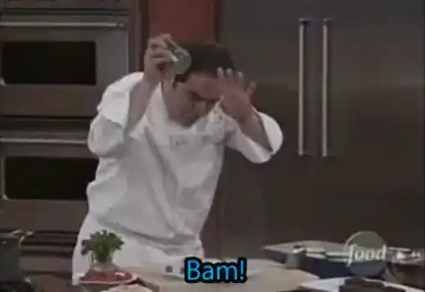 Emeril Lagasse: Bam! Cooking Show Moment