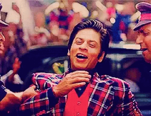 Shah Rukh Khan Laughing in Om Shanti Om