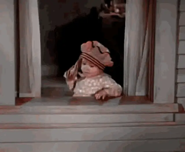 Spanky Mcfarland Throwing Money from Window