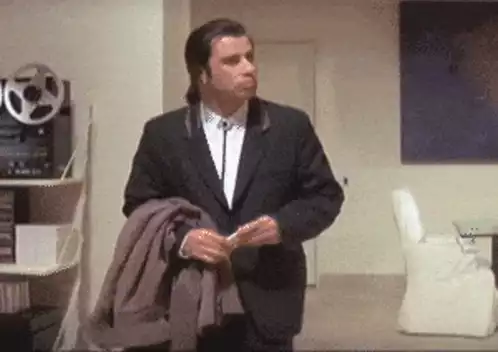 John Travolta Confused: What Huh