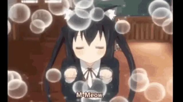 K-On!: Azusa Nakano's Adorable Meow
